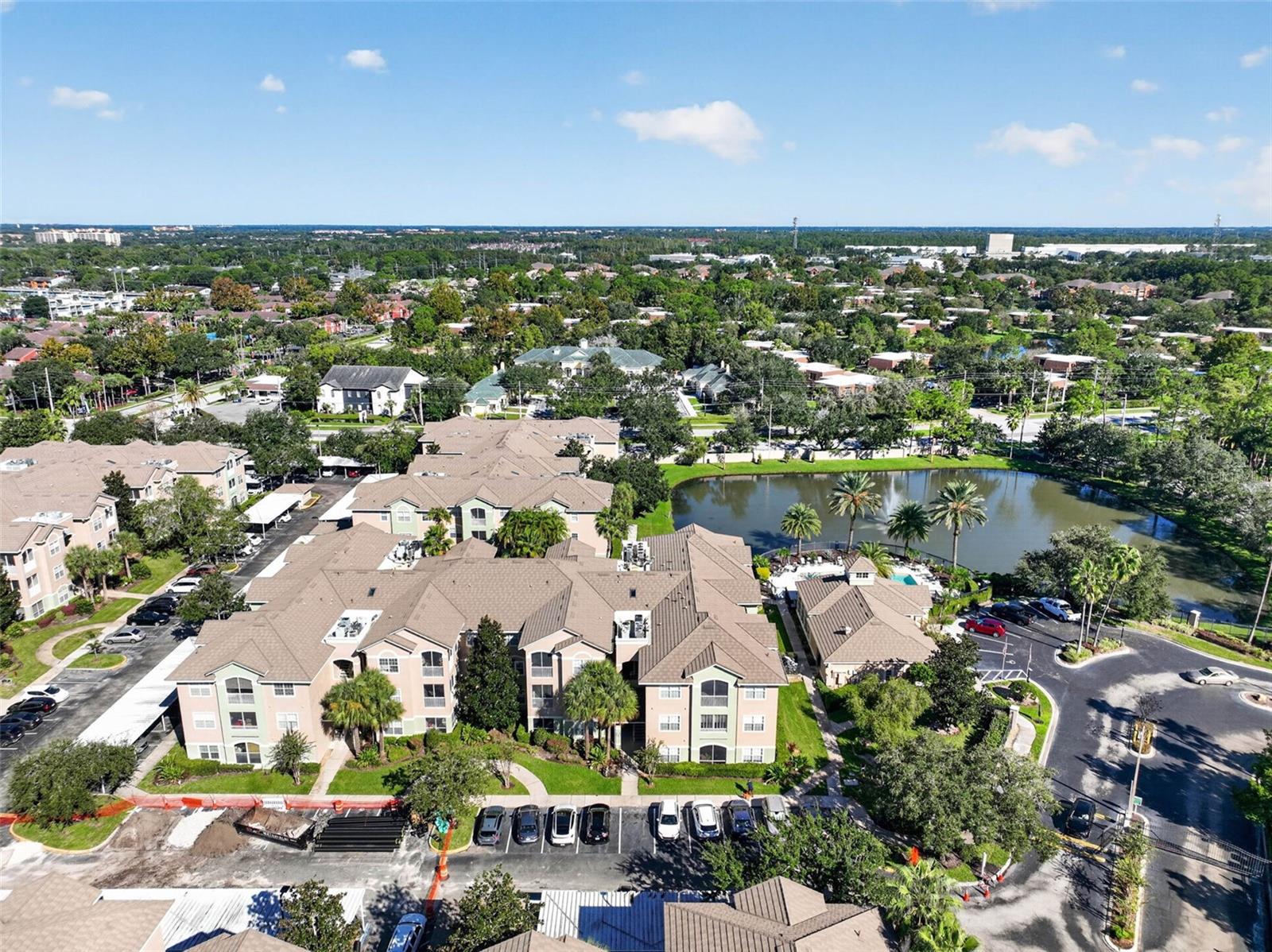 Aerial view of Summergate community