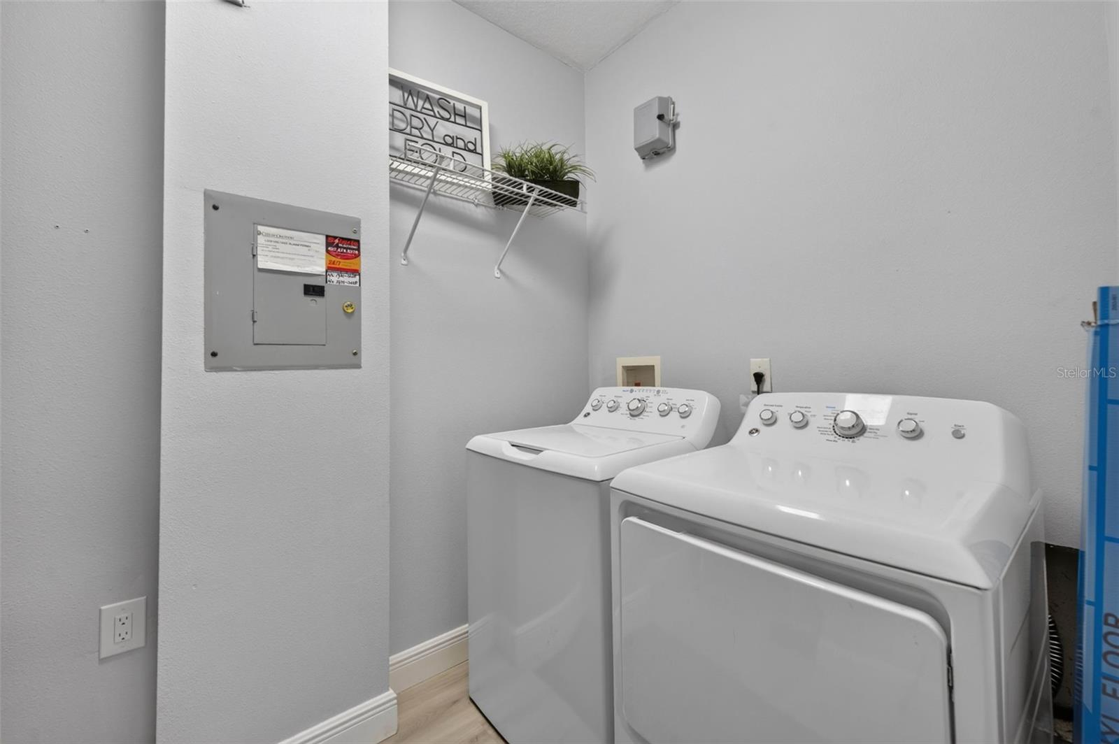 Inside laundry room