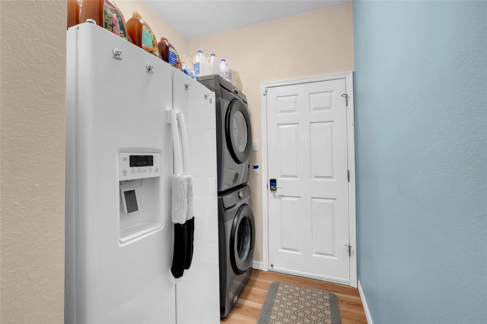 Laundry Room with Washer, Dryer & 2nd Fridge