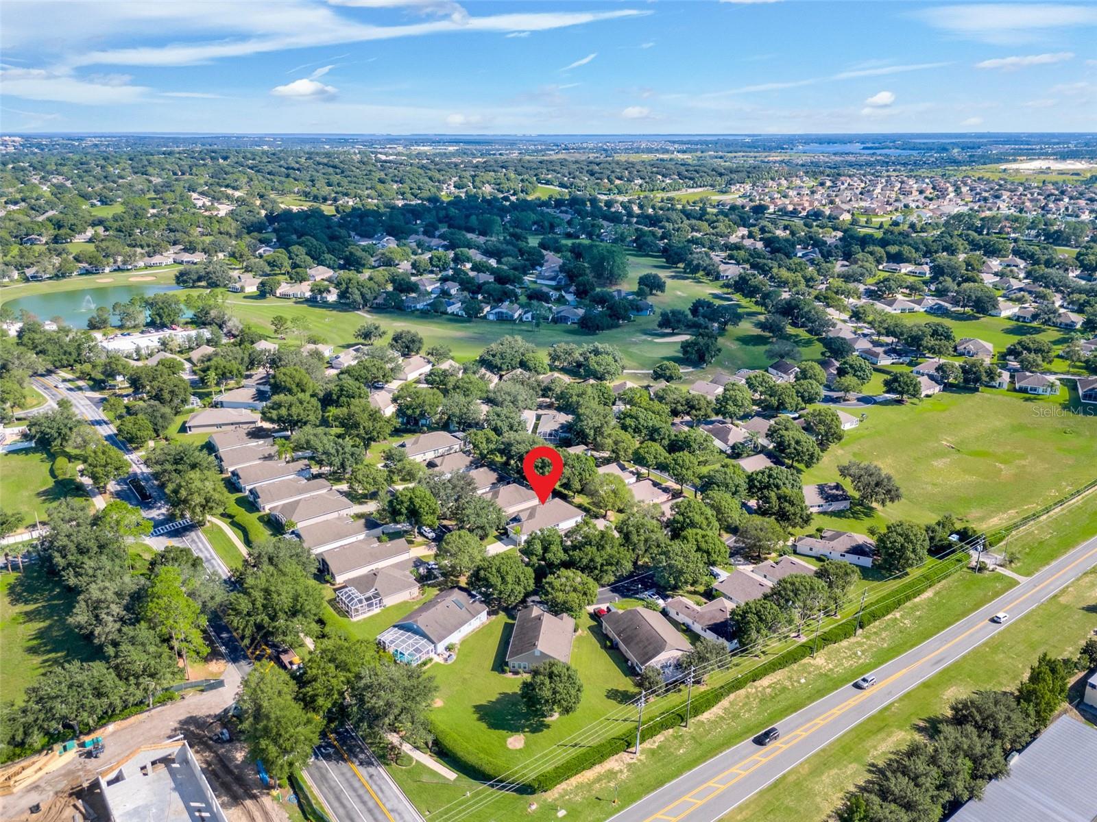 Aerial View in Community
