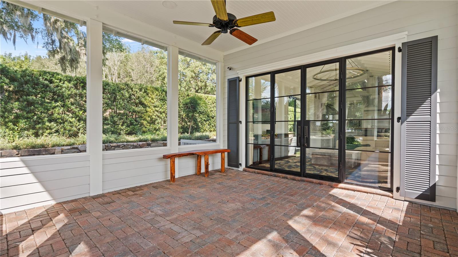 Covered Front Patio off Family Room