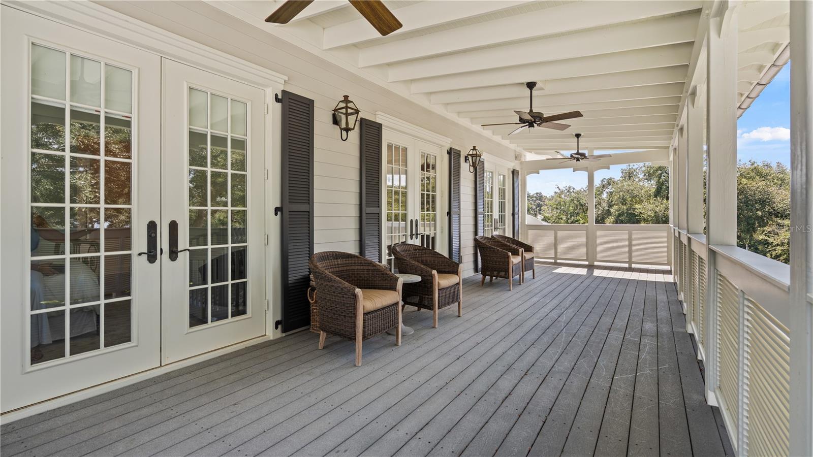 Front Balcony off Bedrooms