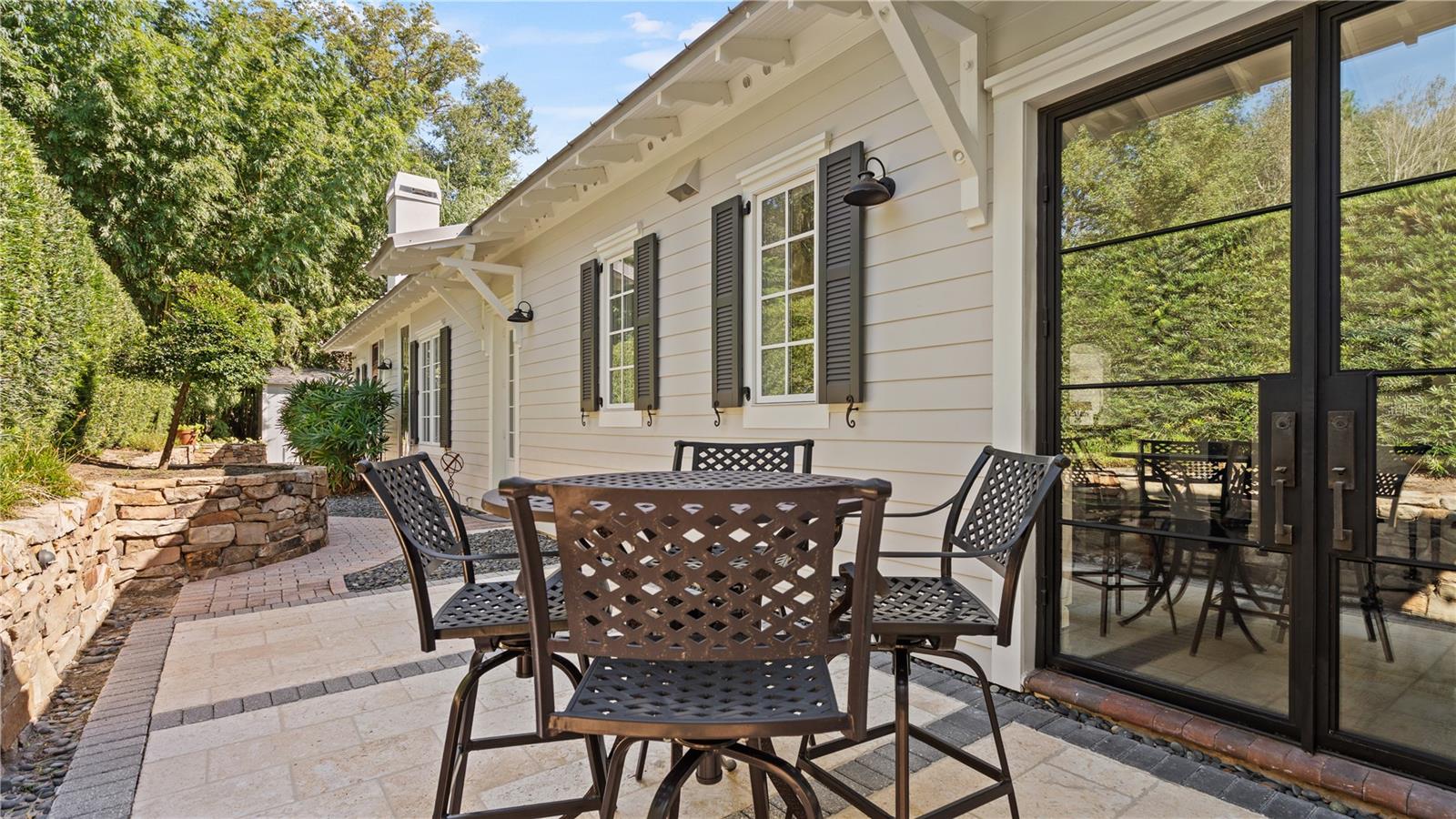 Side Patio off Family Room (furniture negotiable)