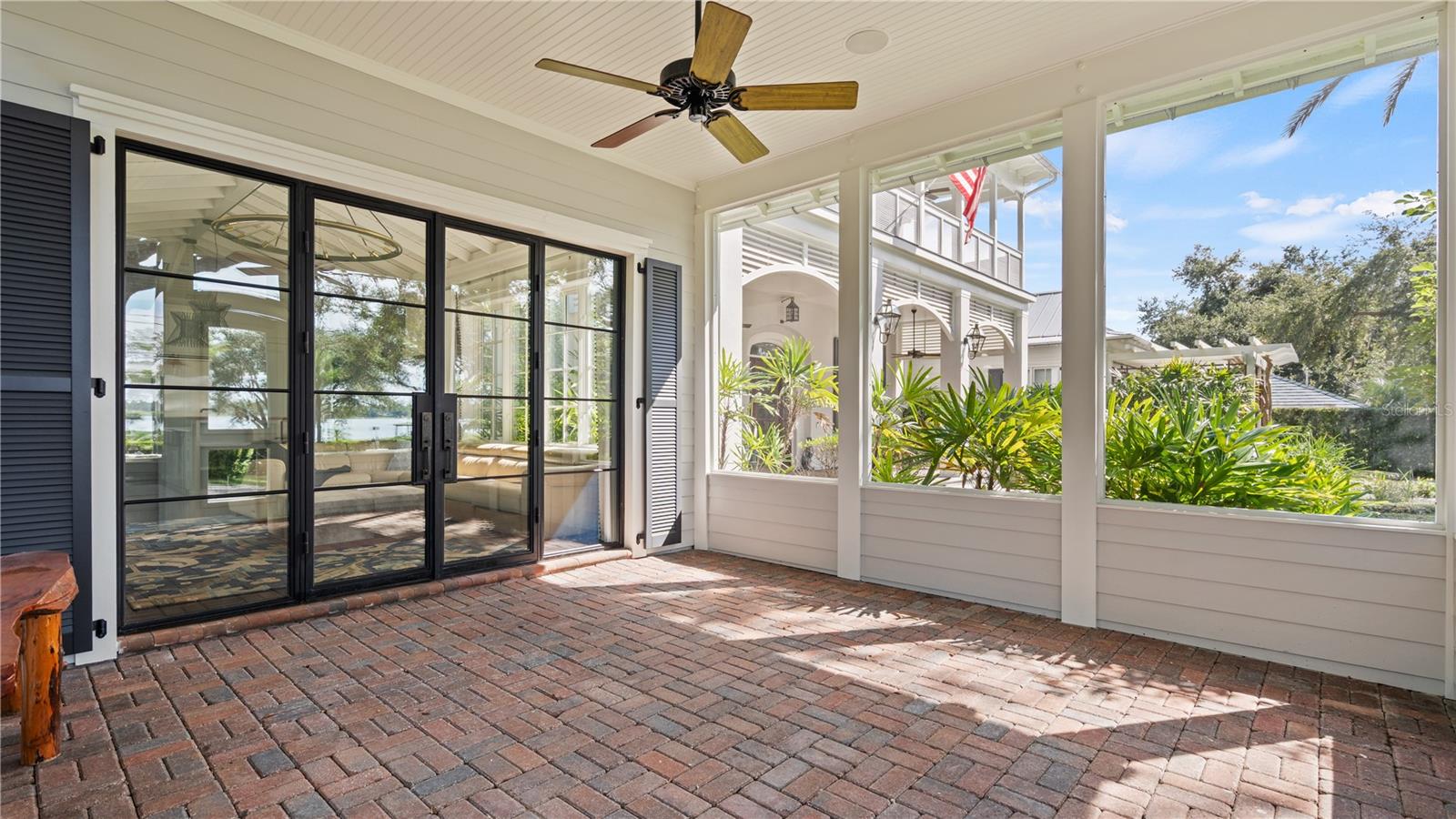 Covered Front Patio off Family Room