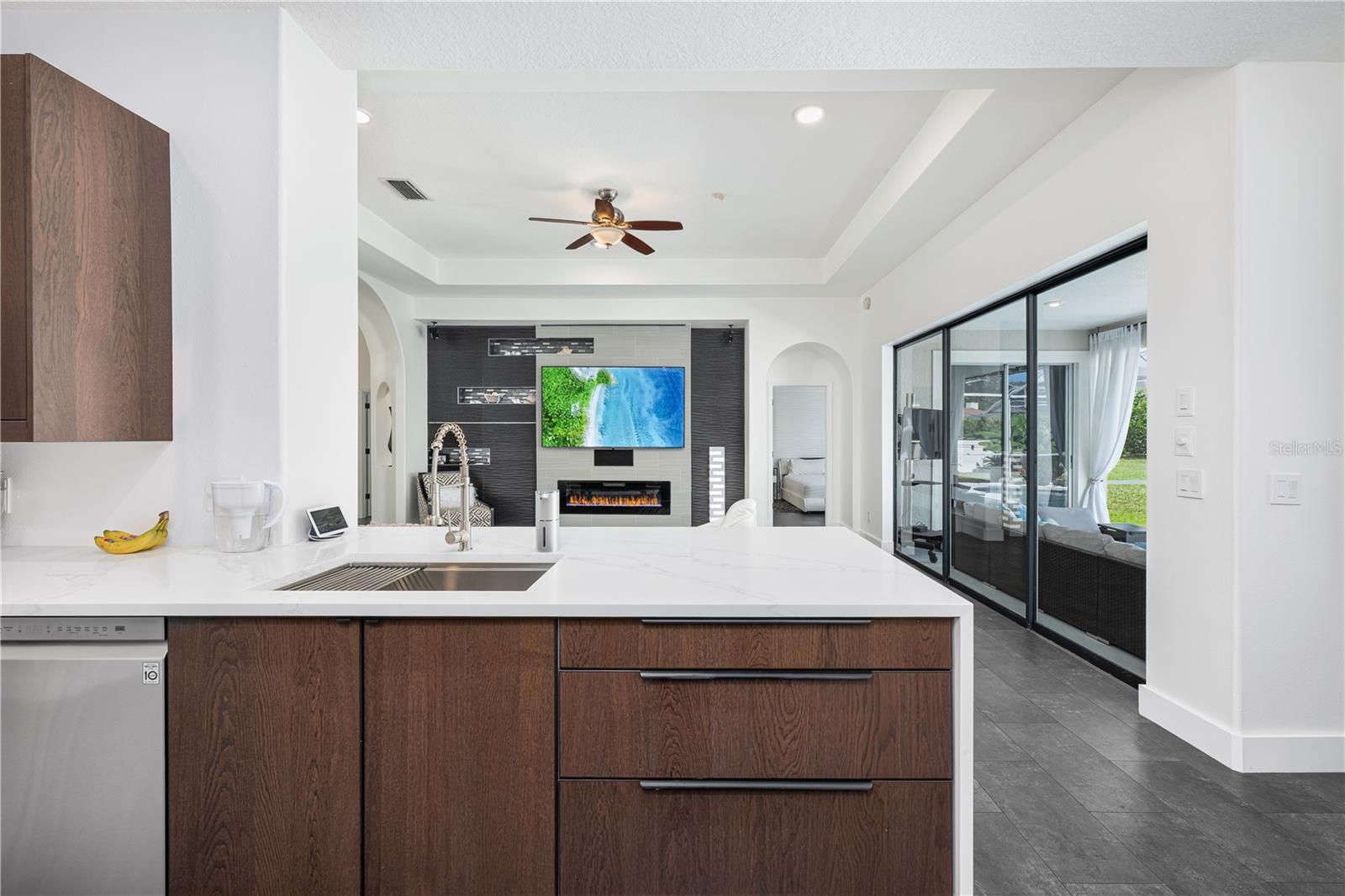 Experience effortless entertaining with this home's spacious open-concept kitchen, perfect for hosting and staying connected with guests.