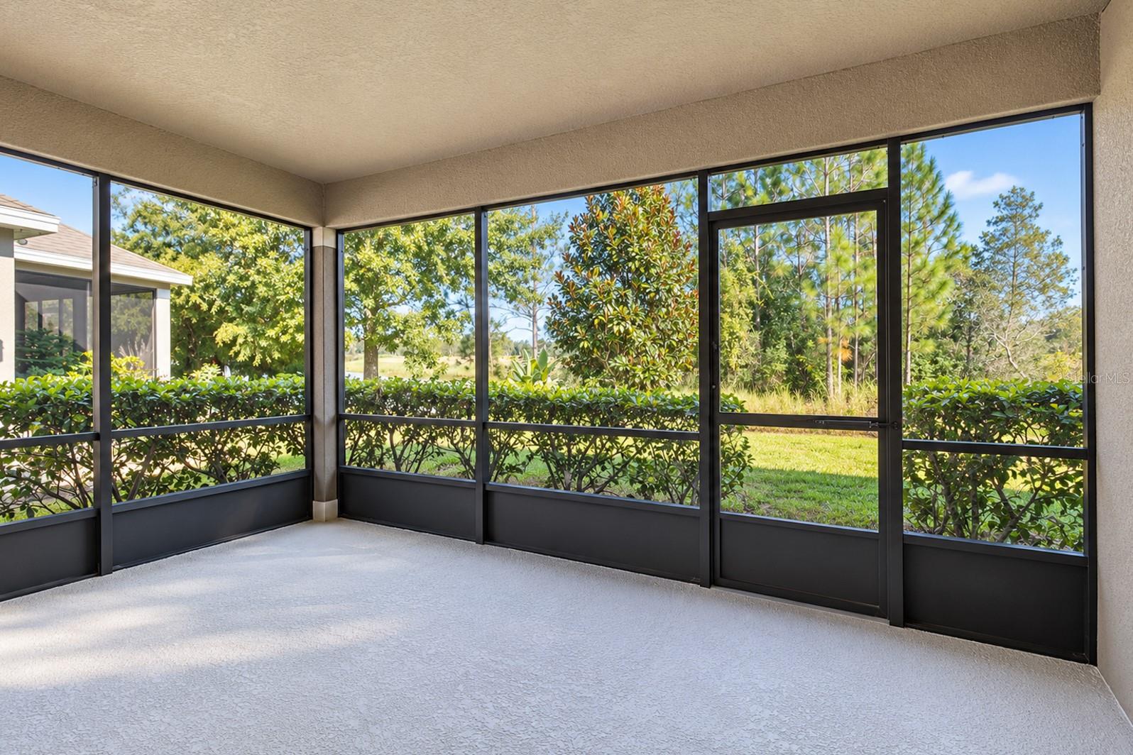 Screened in Lanai