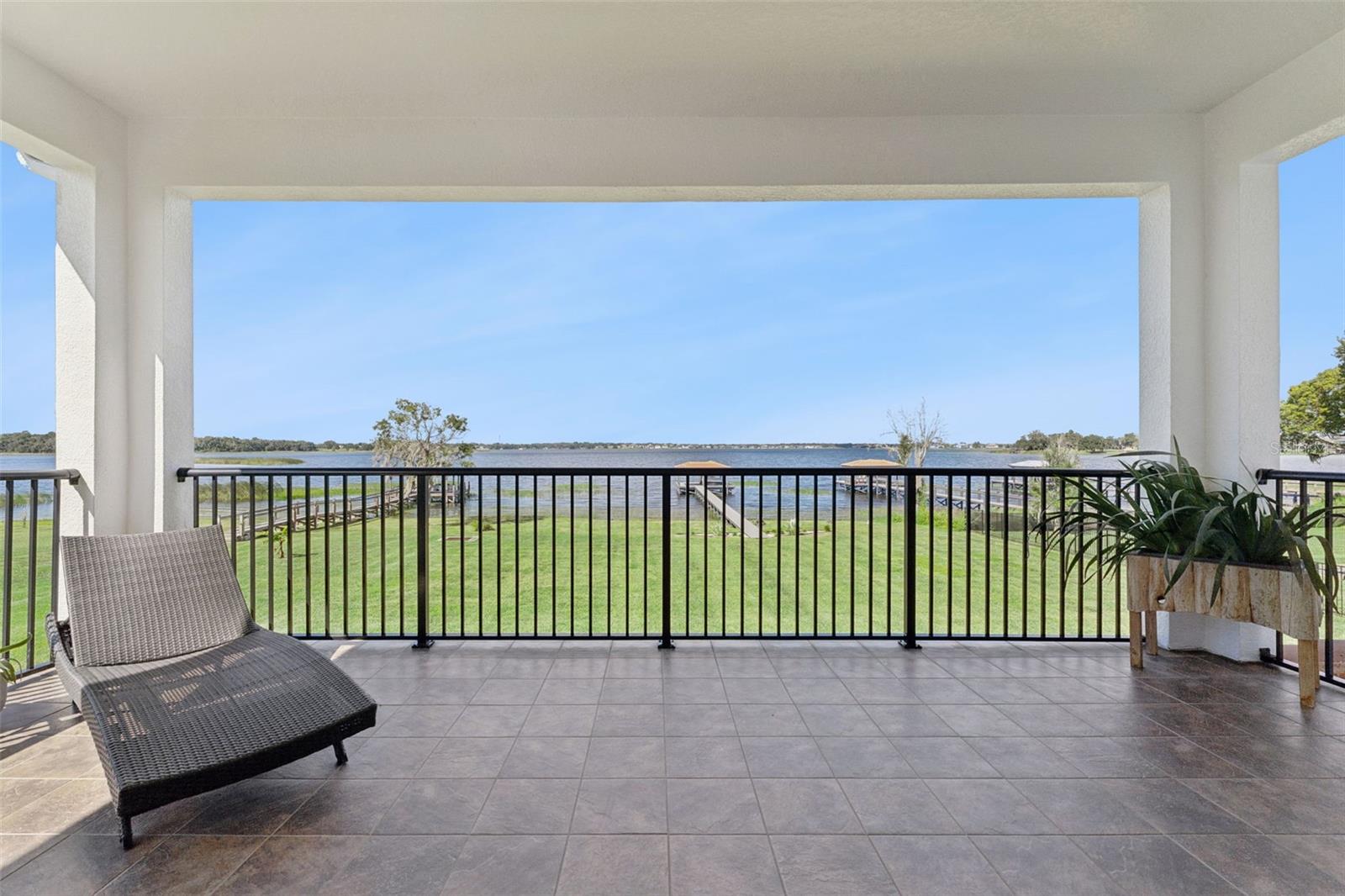 Incredible views from main floor covered balcony