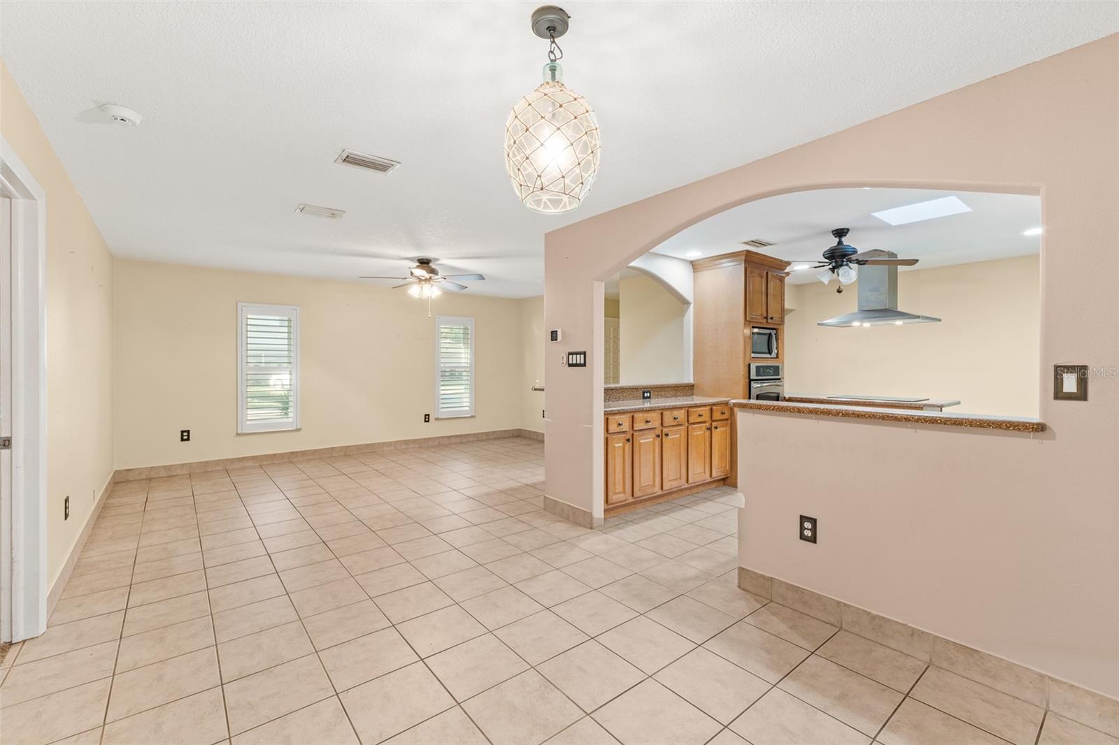 Open Floor Plan Living & Dining