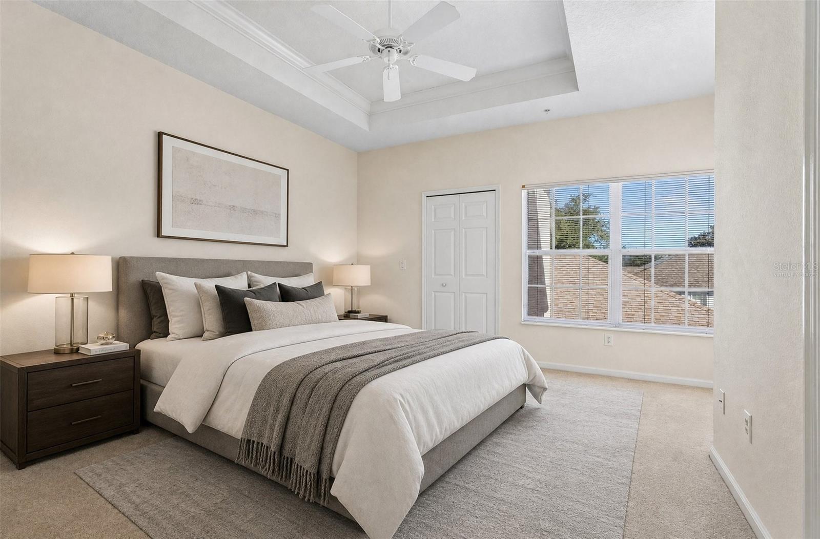 Primary Suite. Virtually Staged.