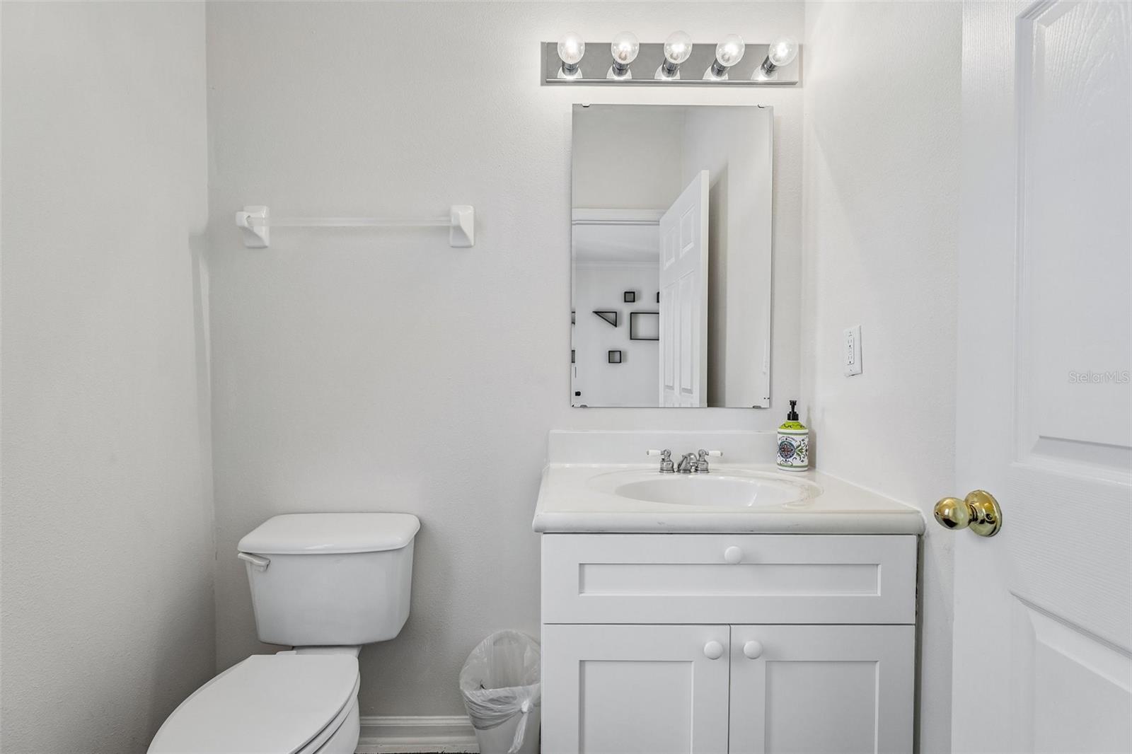 Main floor half bath.