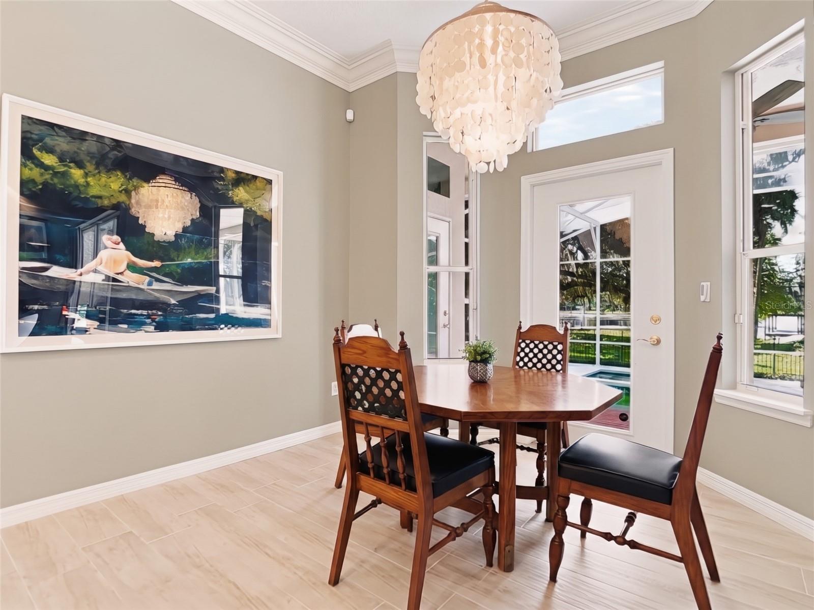 Breakfast Nook off Kitchen