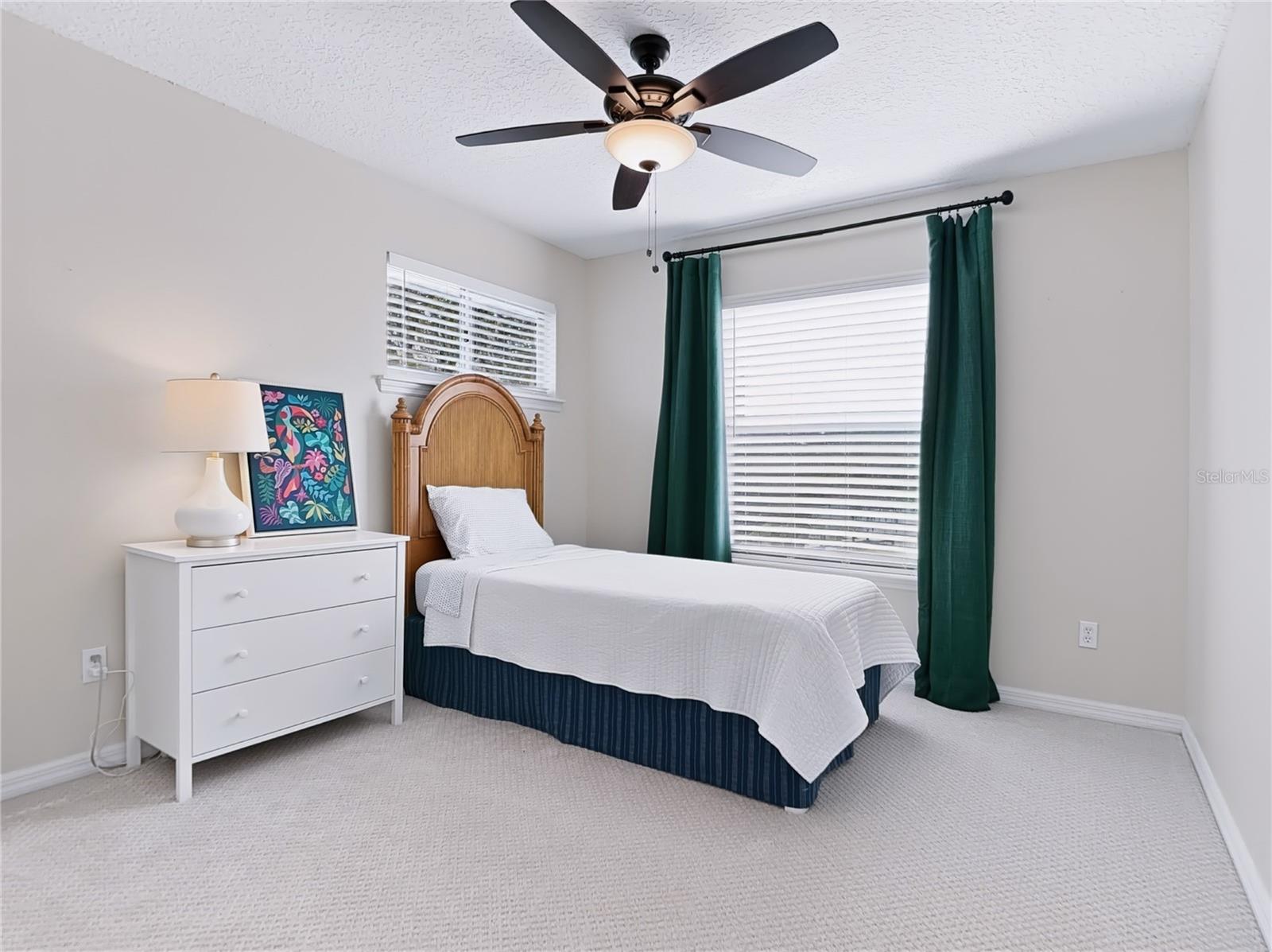 Bedroom 2 with lake views
