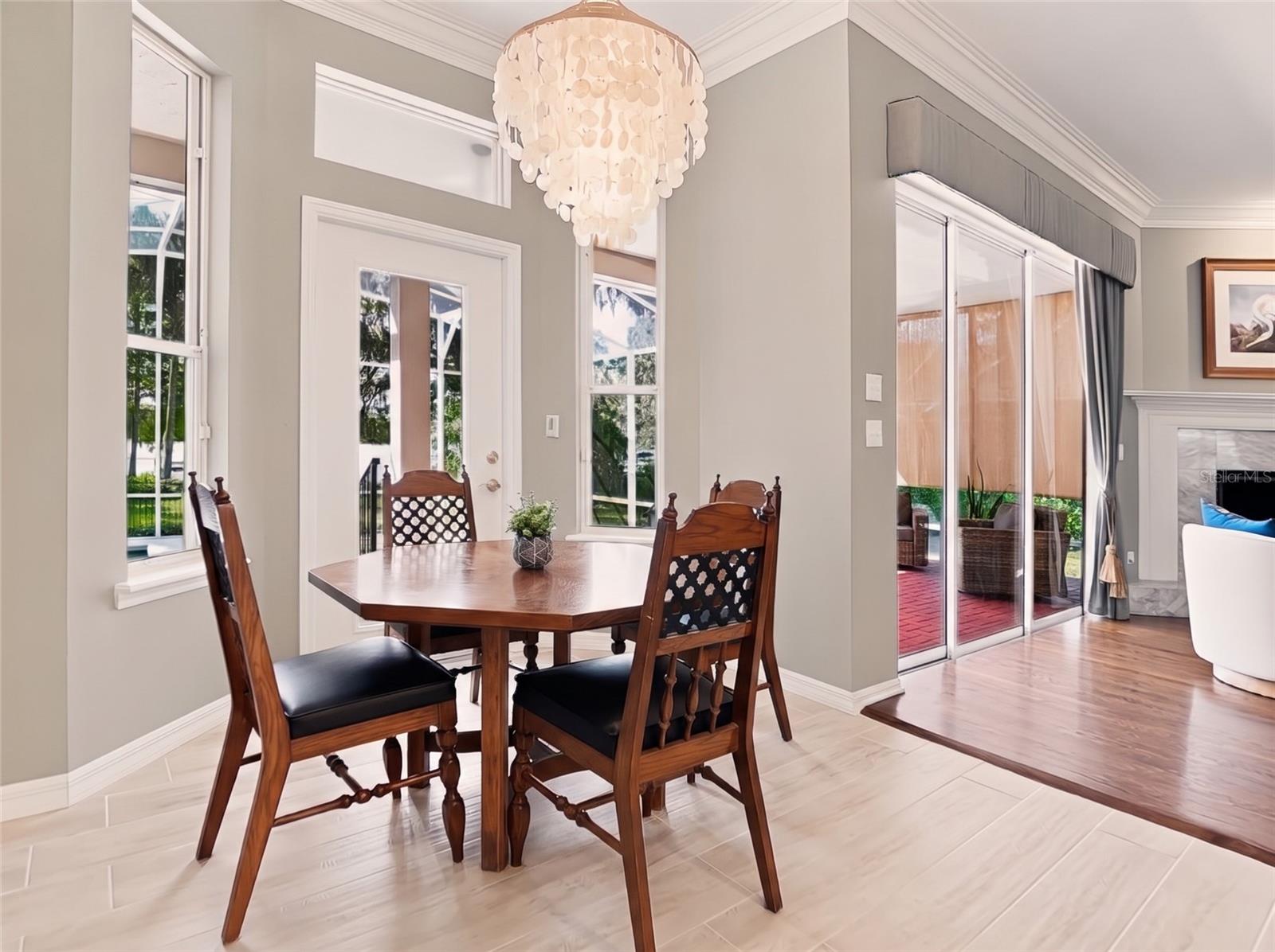 Breakfast Nook off Kitchen