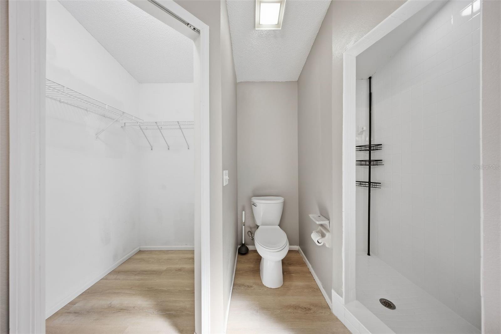 Walk-in Closet + Shower