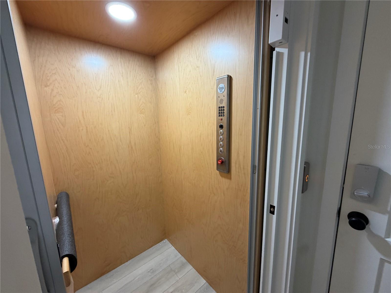 Private Elevator. Private Elevator.