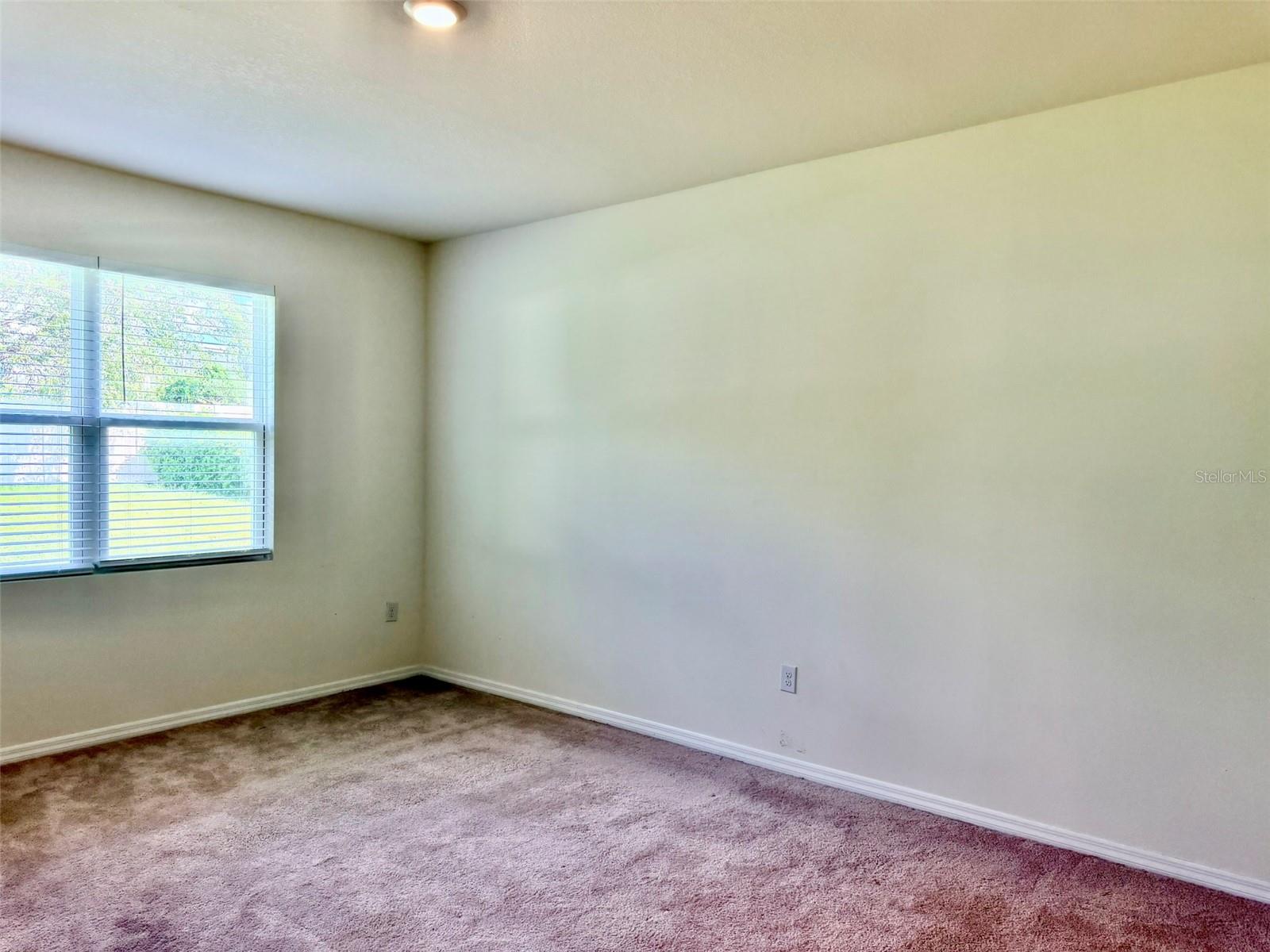 Primary bedroom with walk-in and second closet.