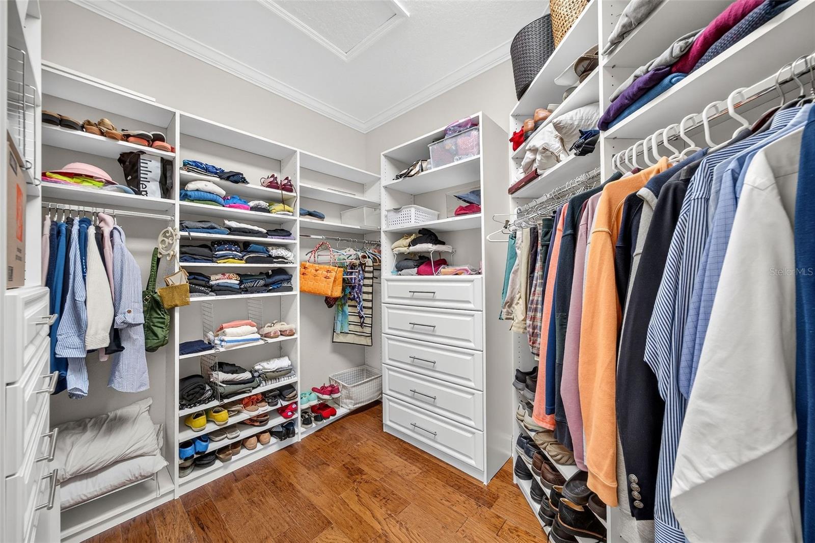 Custom Walk-In closet in Primary