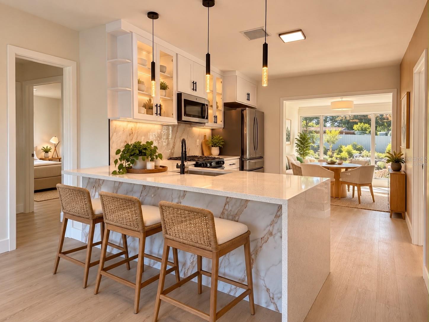 Virtually Staged Kitchen