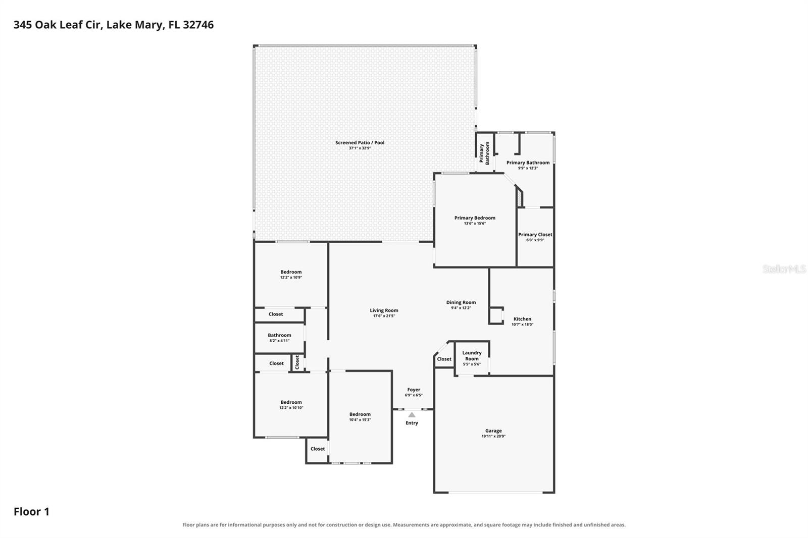 345 OAK LEAF CIRCLE, Lake Mary, FL 32746