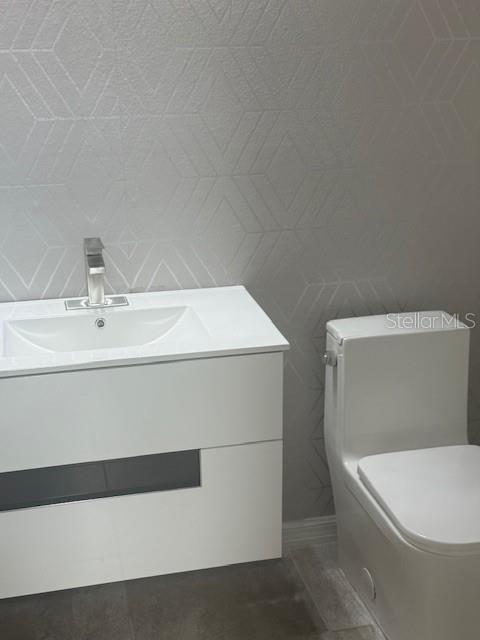 Half bath on main level.