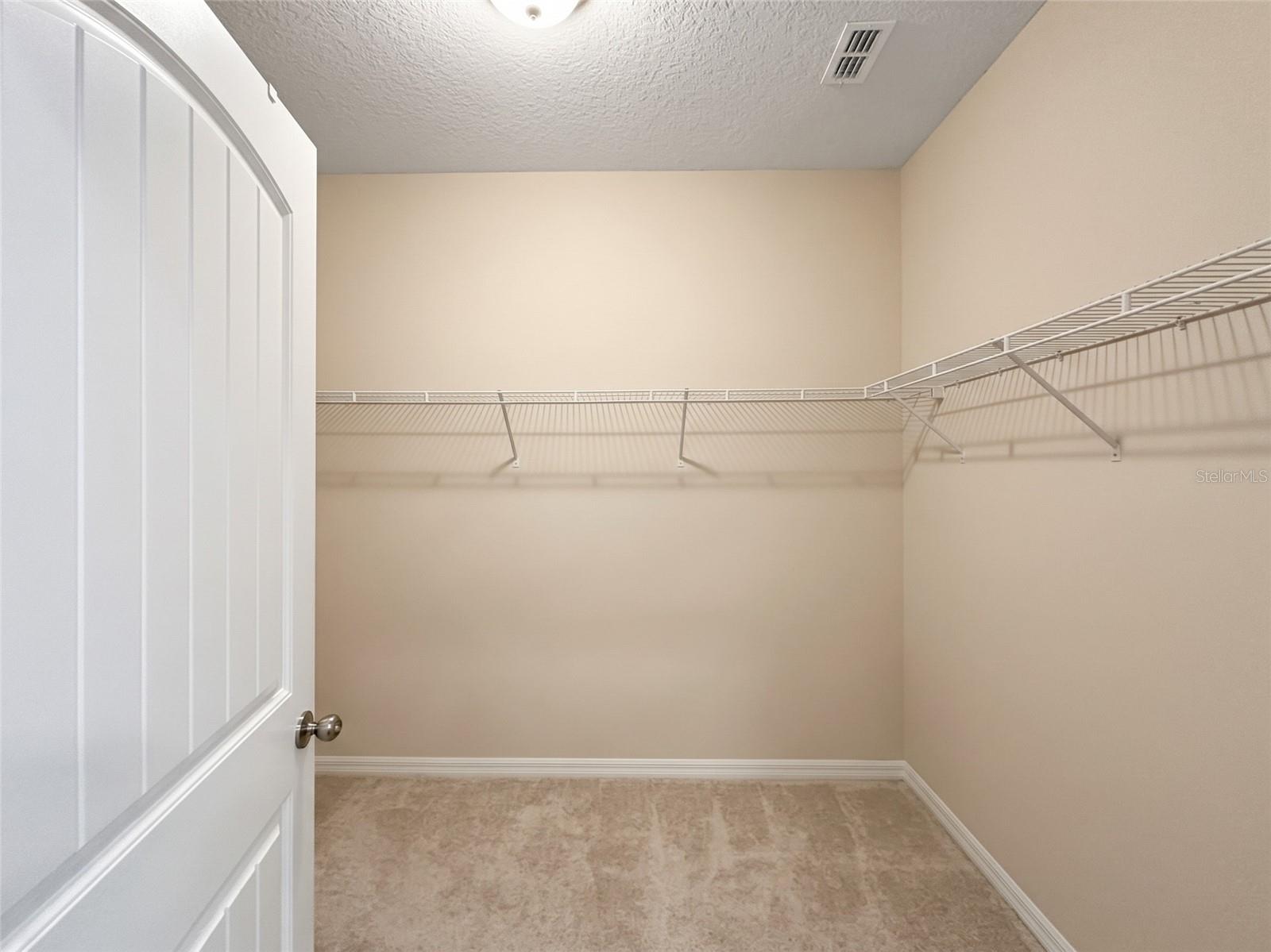 Primary walk-in closet