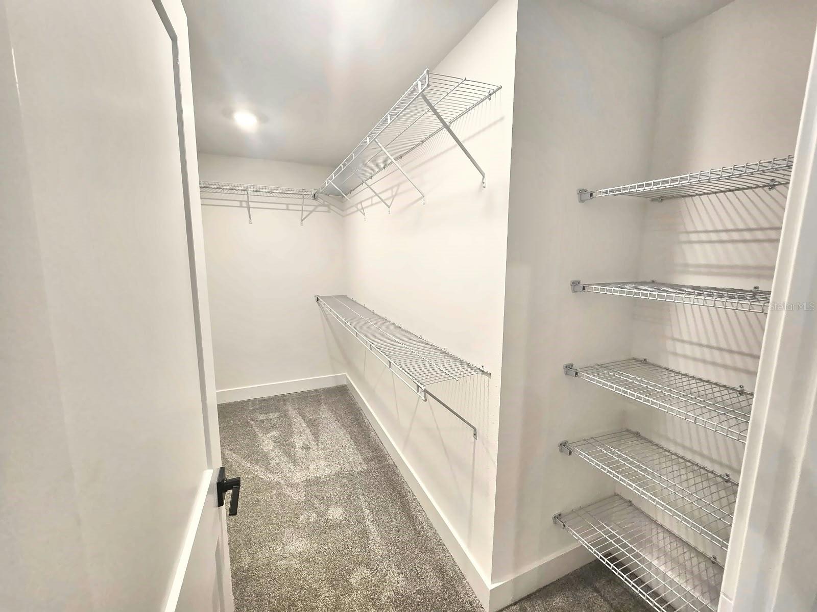 Primary walk-in closet