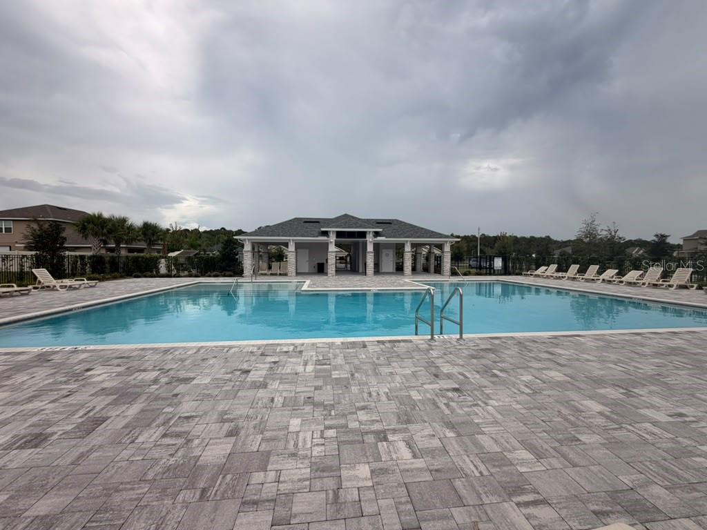 Community pool and cabana