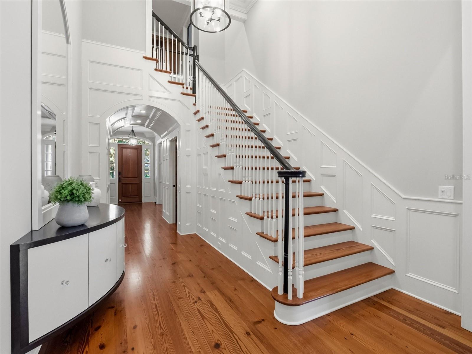 Foyer with Rear-Access Staircase Foyer with Rear-Access Staircase