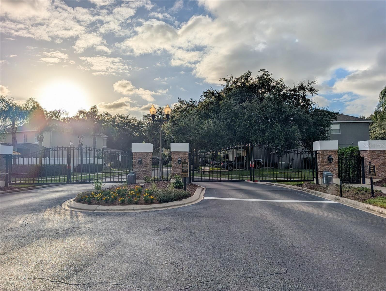 gated entrance to neighborhood gated entrance to neighborhood