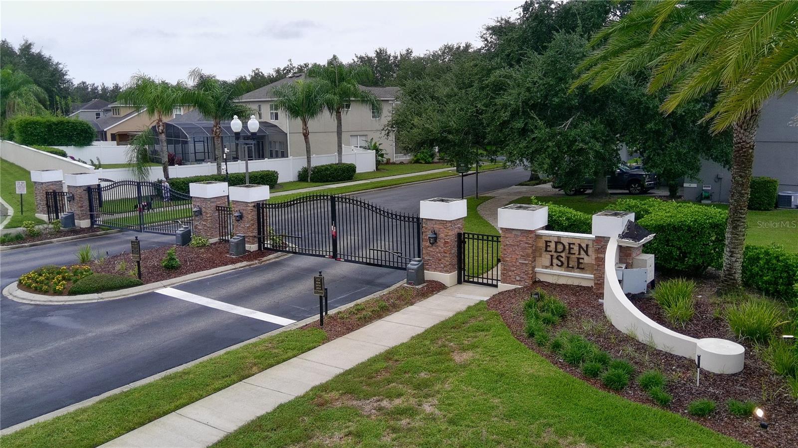 gated entrance to neighborhood gated entrance to neighborhood