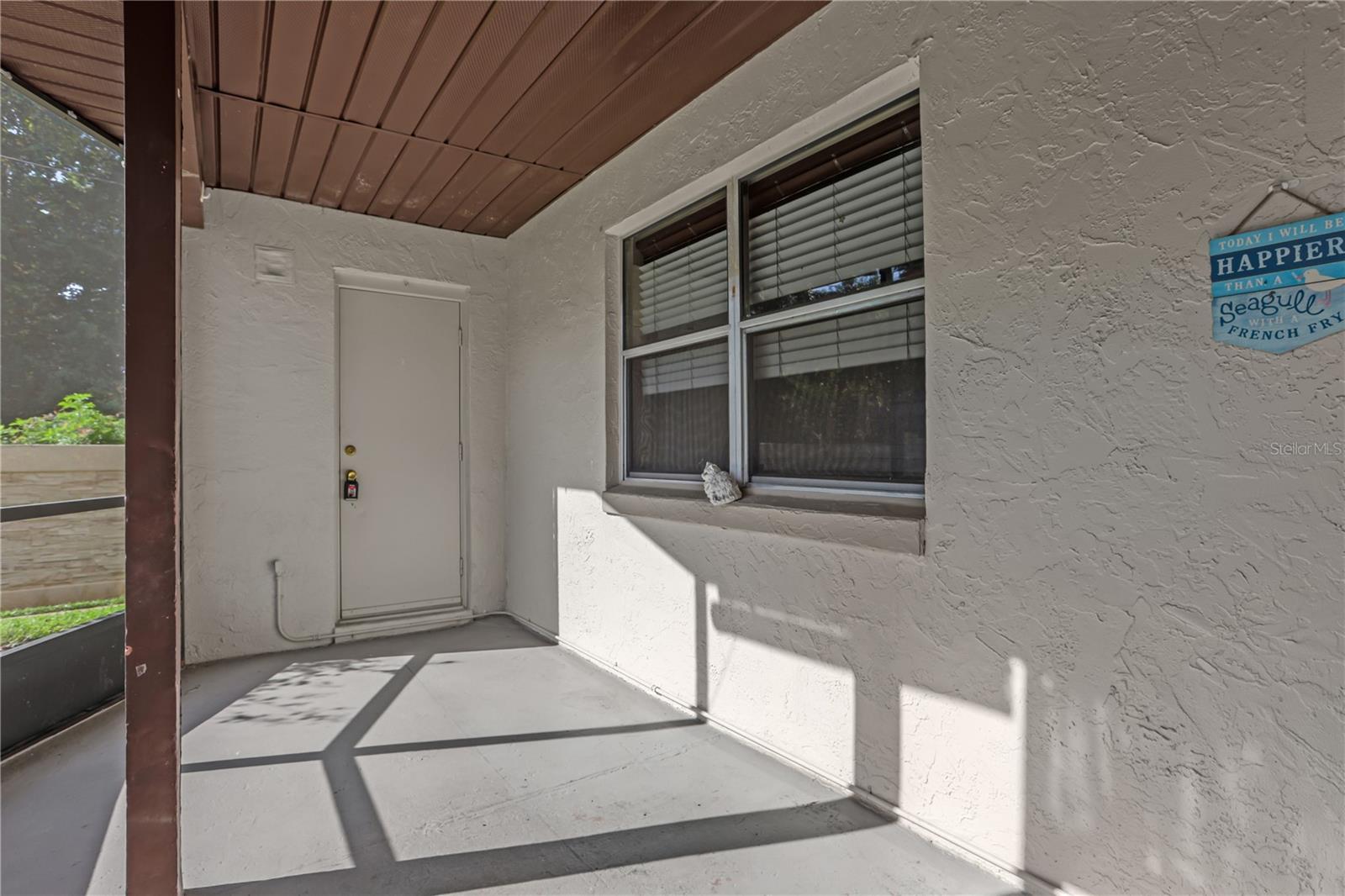 Screen Porch with Storage Room