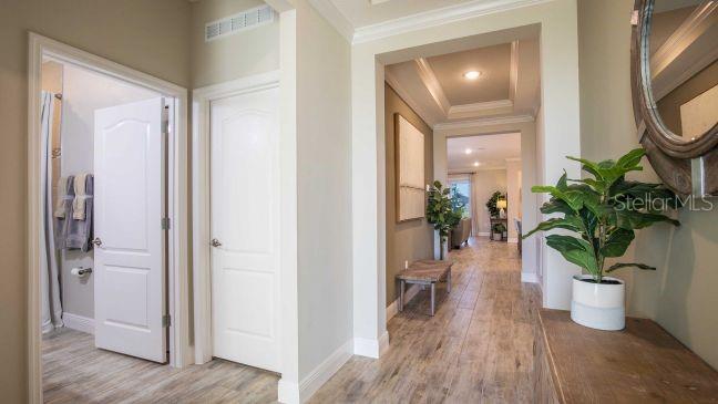 Model home - actual features may vary.