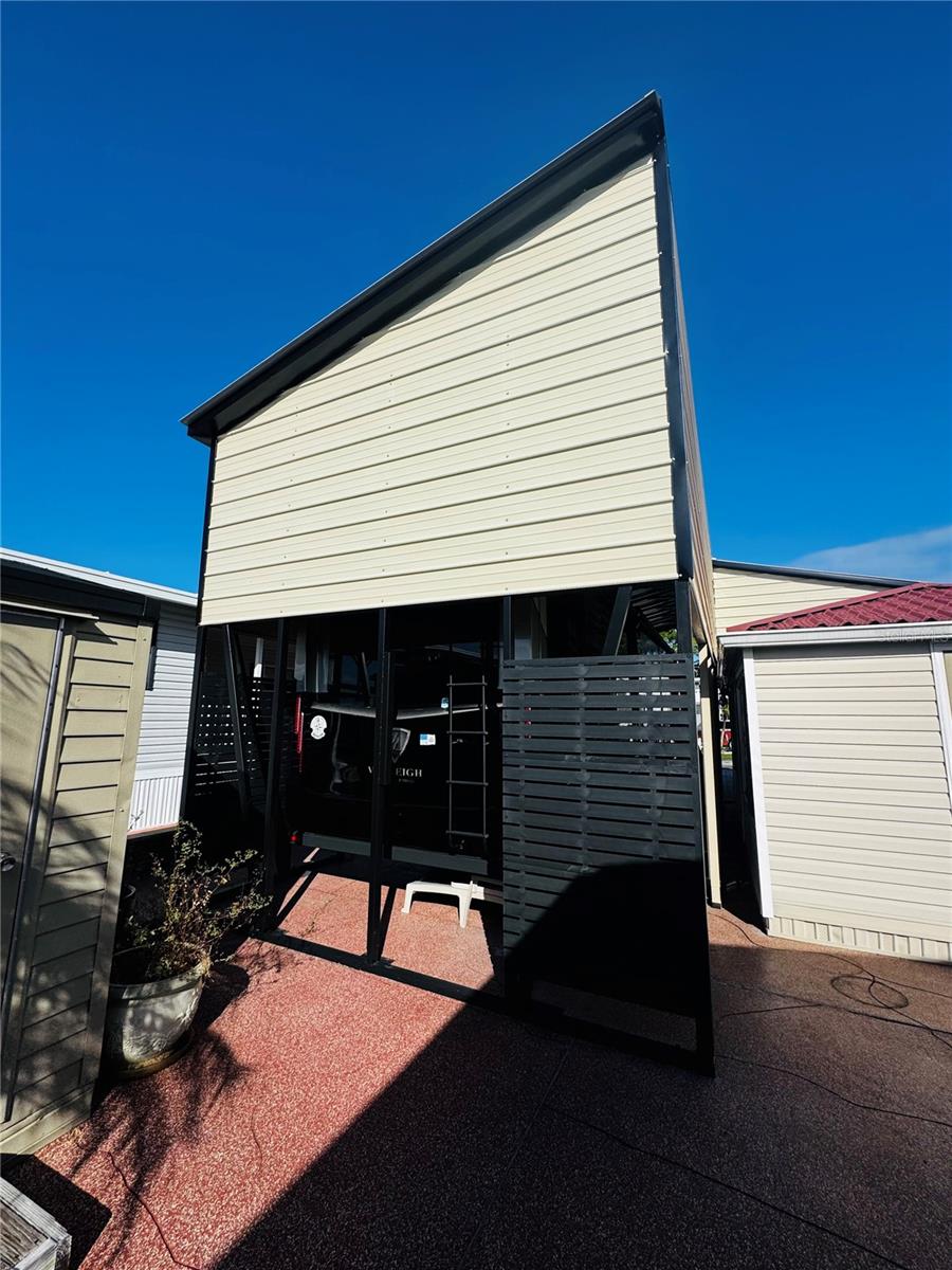 Back view of the lot