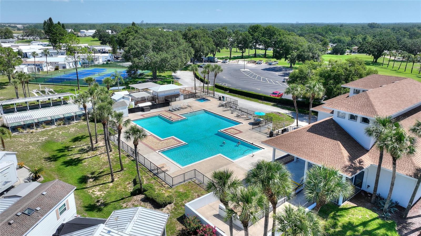 Main Pool & Spa Area