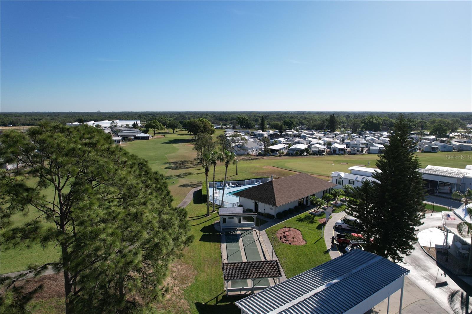 Osprey's Shuffleboard Courts