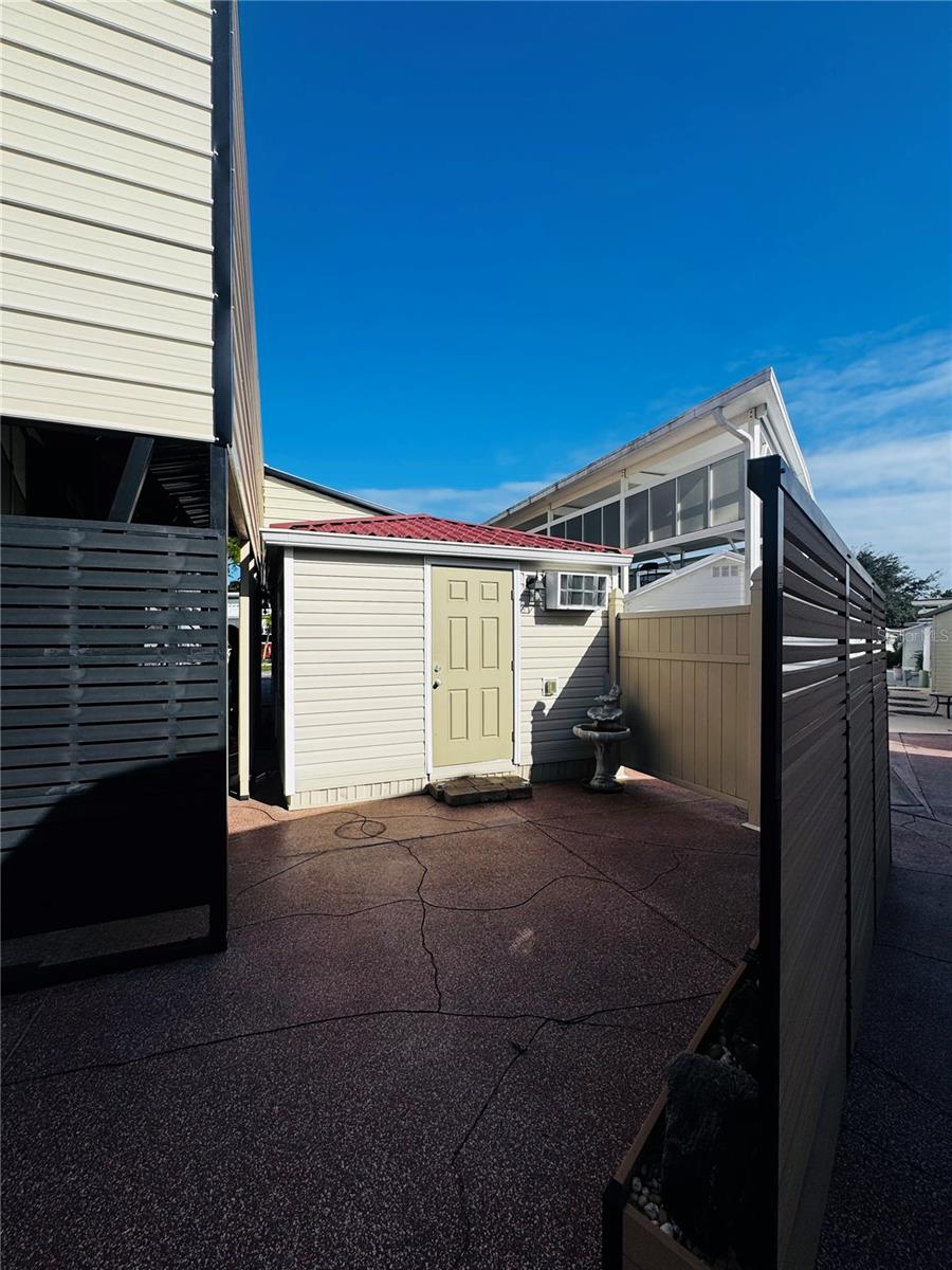 Back patio