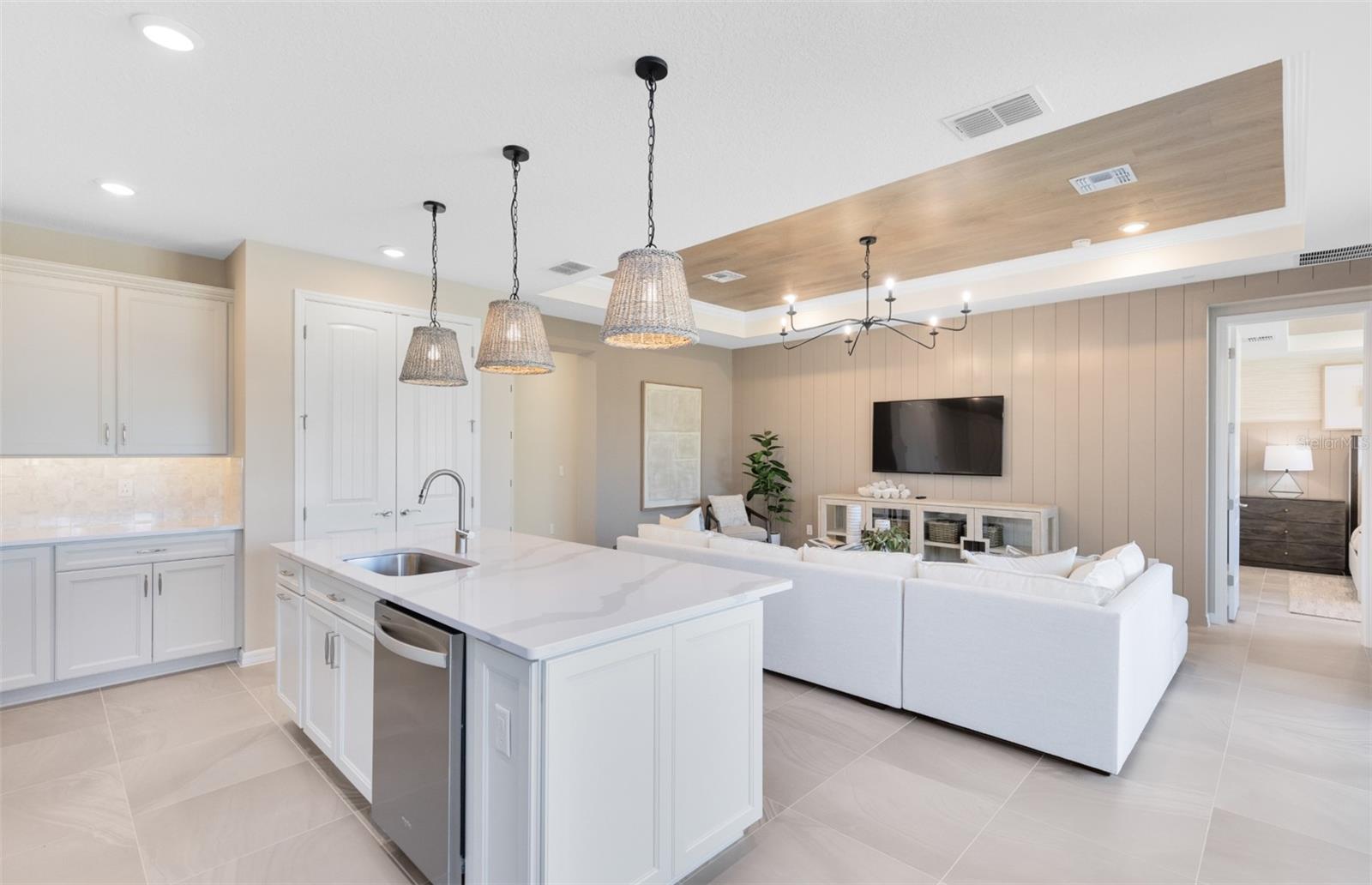Model Home Design Only. Pictures and furnishings are for illustrative purposes only. Elevations, colors and options may vary. Furniture is for model home staging only.