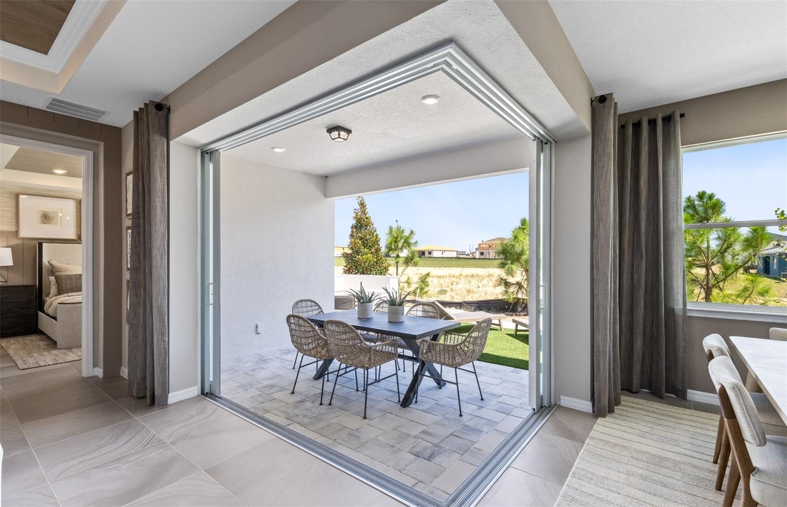 Model Home Design Only. Pictures and furnishings are for illustrative purposes only. Elevations, colors and options may vary. Furniture is for model home staging only.