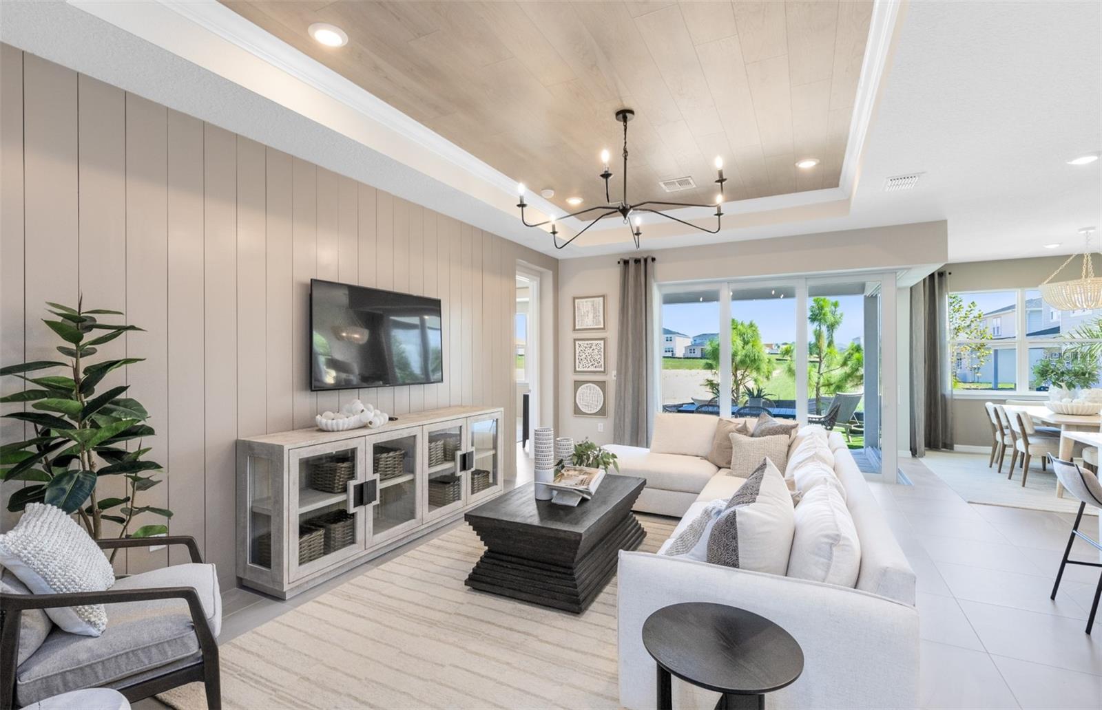 Model Home Design Only. Pictures and furnishings are for illustrative purposes only. Elevations, colors and options may vary. Furniture is for model home staging only.