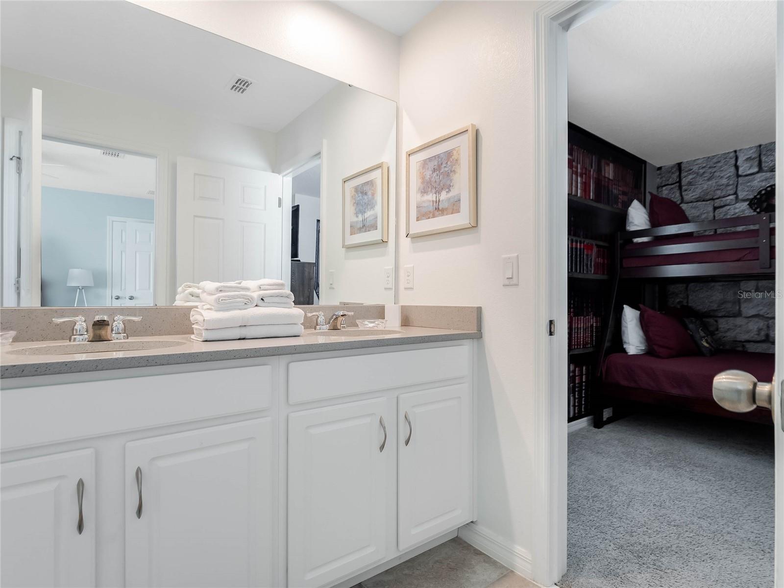 Jack and Jill bathroom
