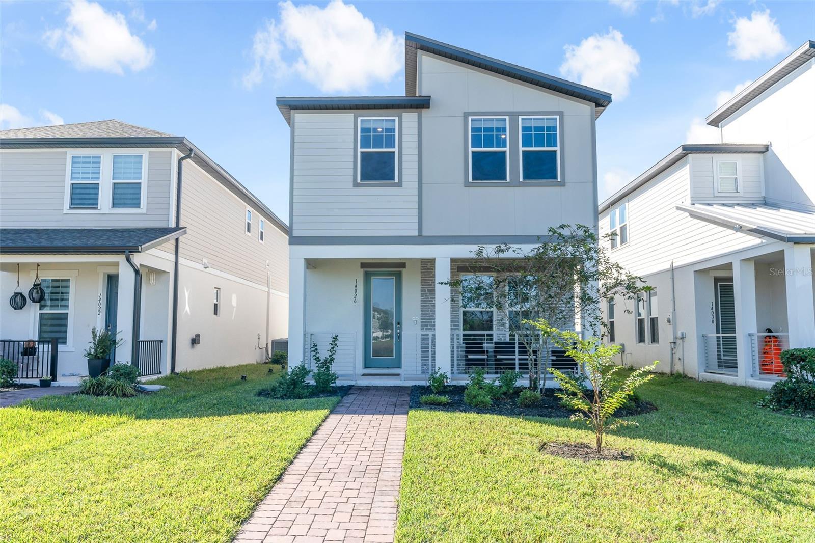 Front exterior with inviting covered porch