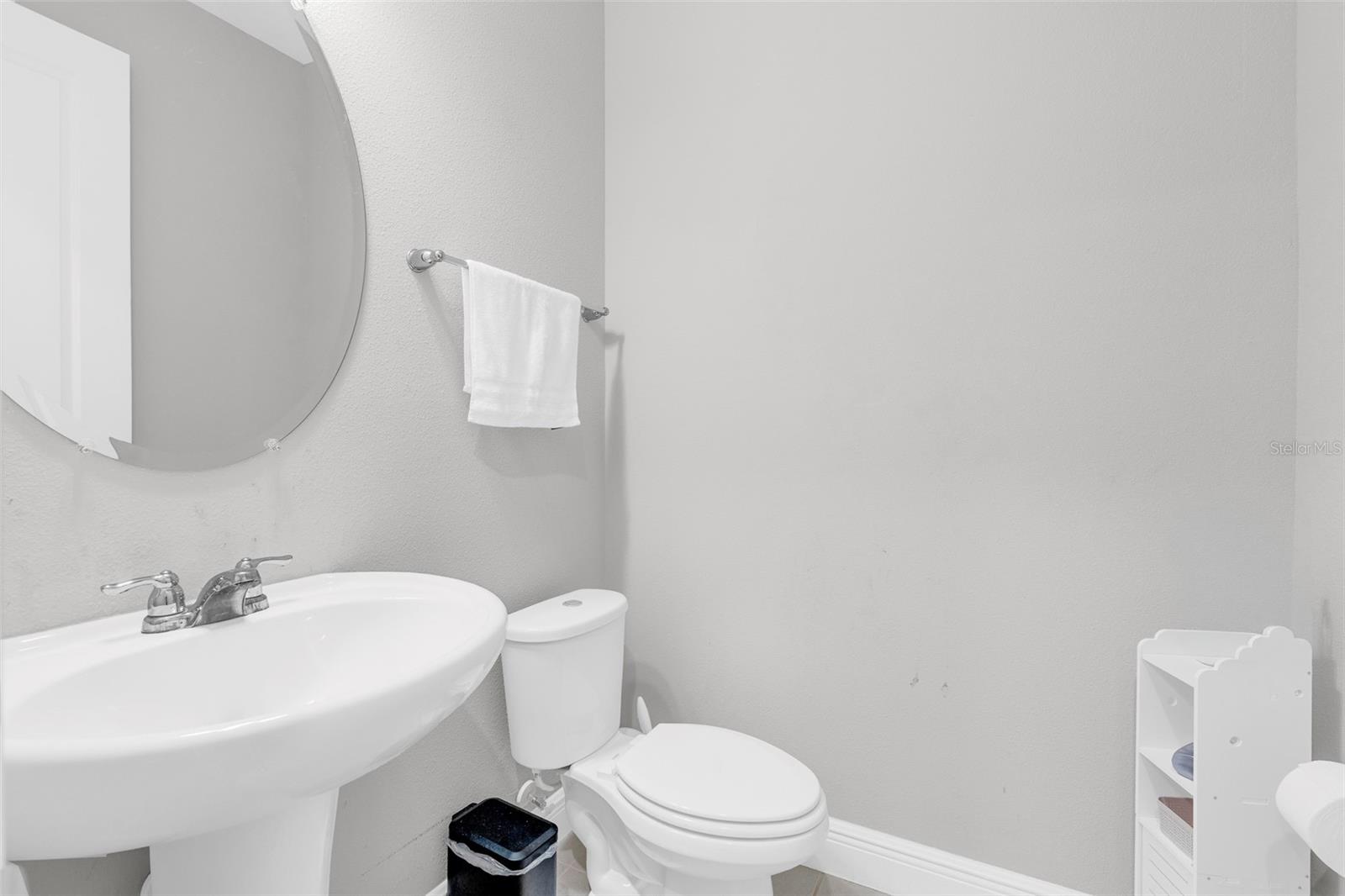 Convenient main-floor half bathroom