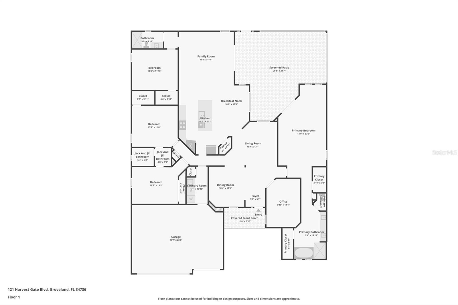 121 HARVEST GATE BOULEVARD, Groveland, FL 34736