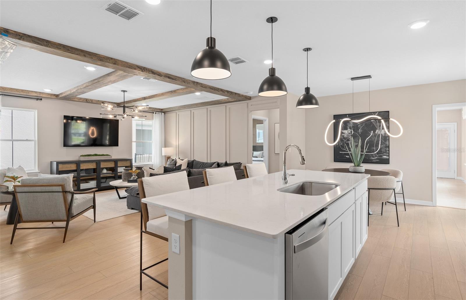 Model Home Design Only. Pictures and furnishings are for illustrative purposes only. Elevations, colors and options may vary. Furniture is for model home staging only.?