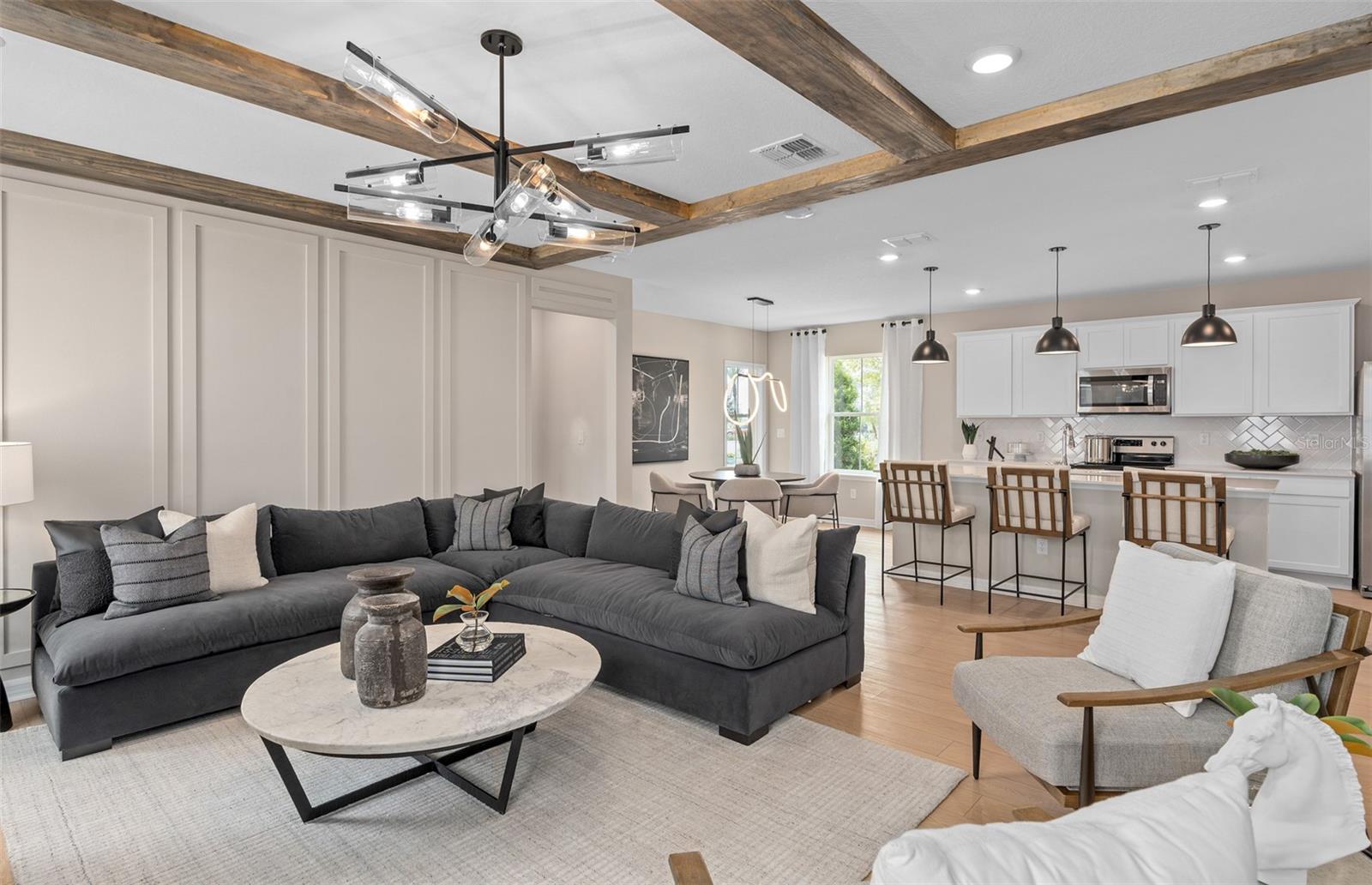 Model Home Design Only. Pictures and furnishings are for illustrative purposes only. Elevations, colors and options may vary. Furniture is for model home staging only.?