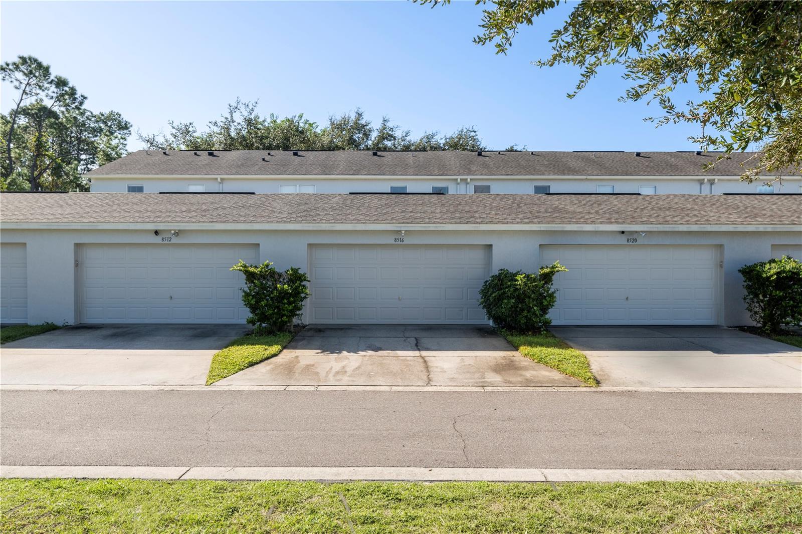 Rear-entry 2-car garage