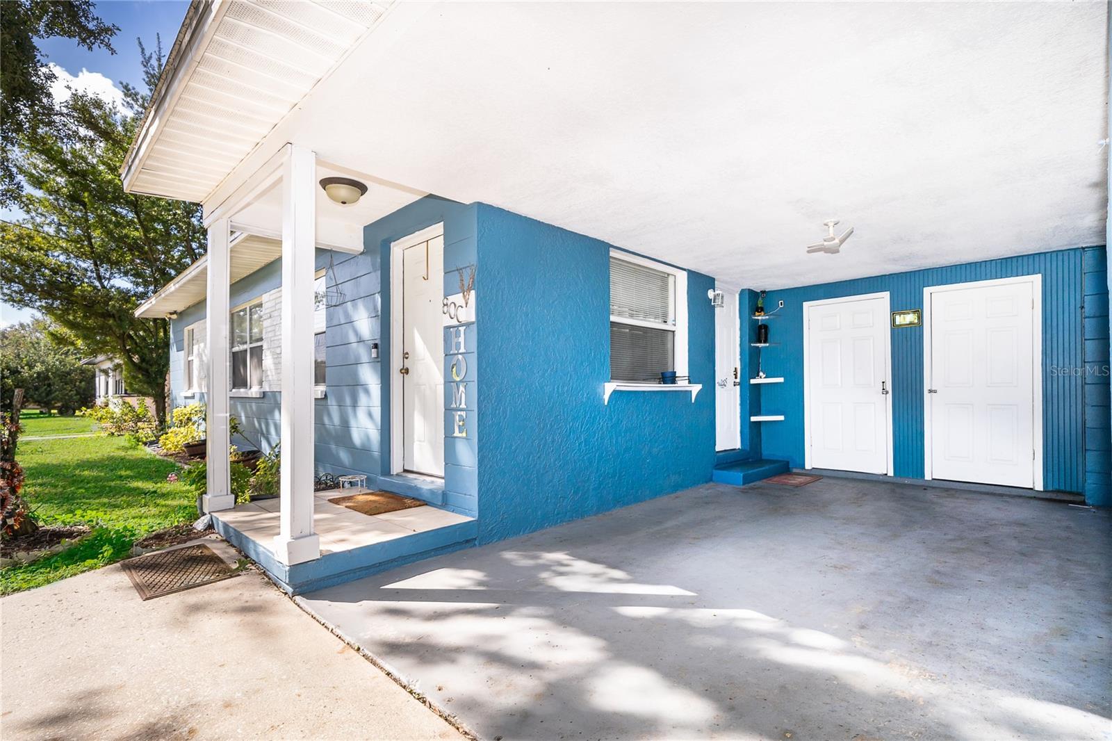 Enjoy the convenience of an attached garage, a spacious driveway, and a welcoming front entrance.