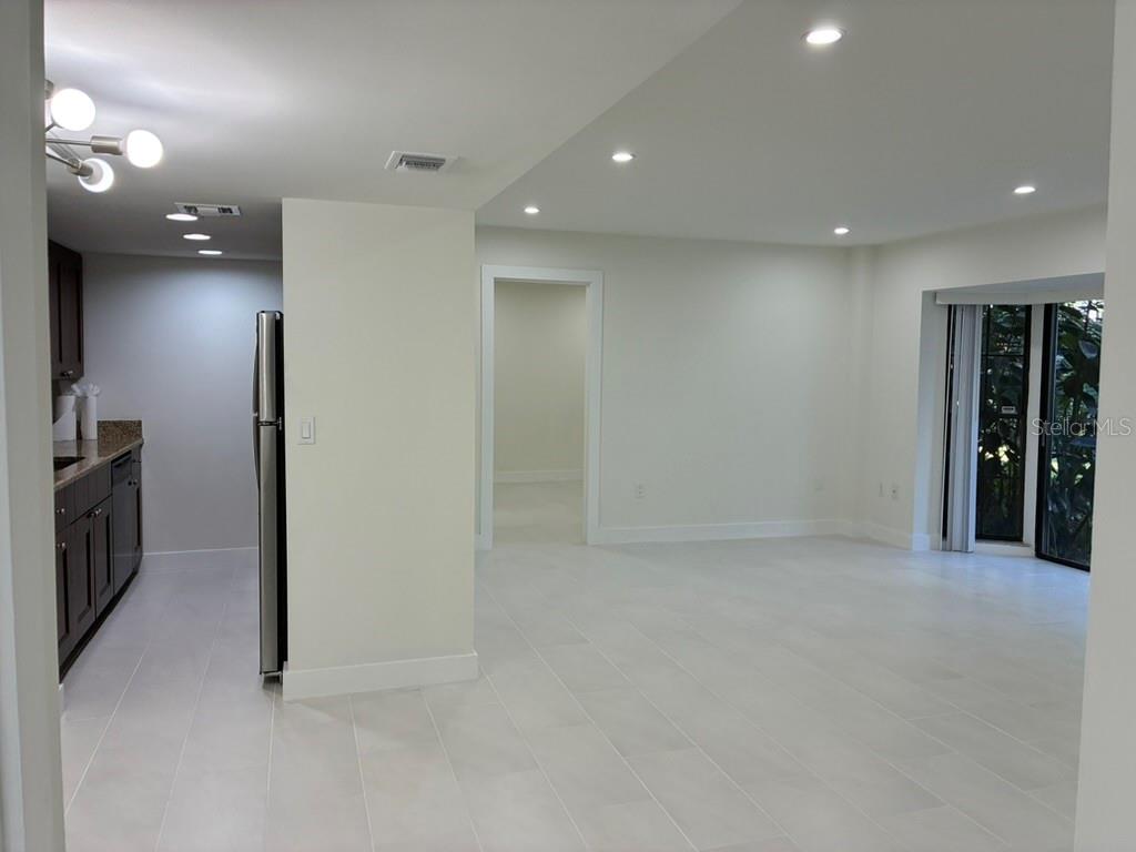 Living room and Kitchen from front door