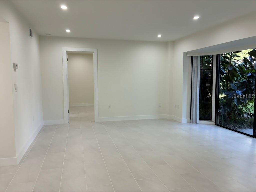 Living room and porch on left hand side