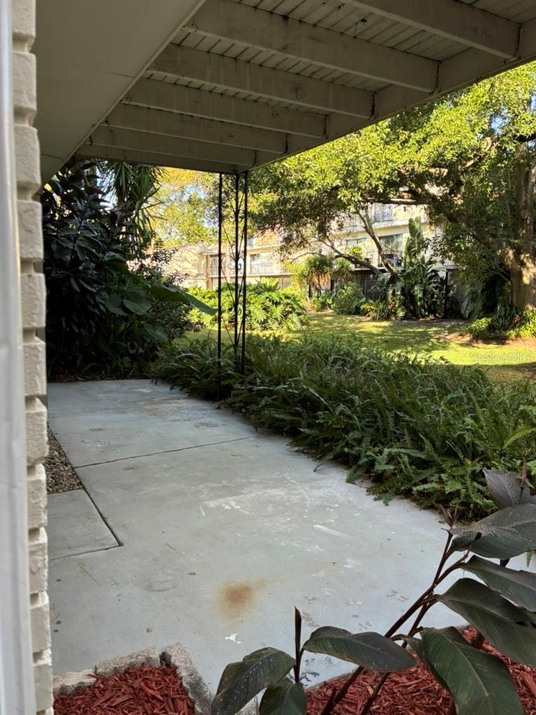 Full rear patio
